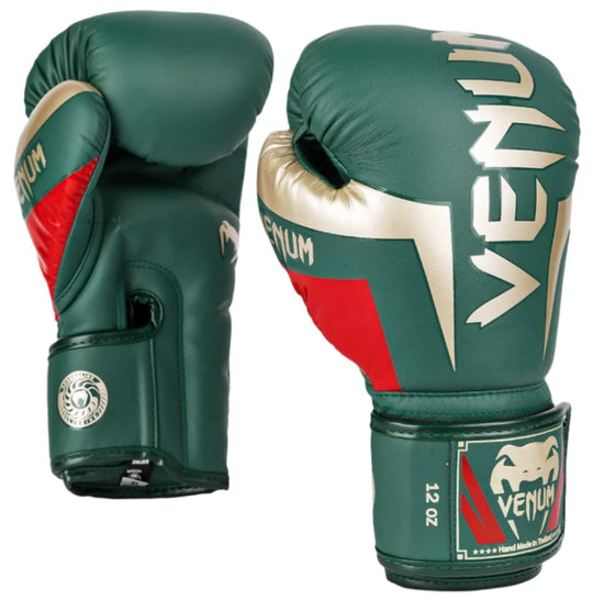 Venum Elite Boxing Gloves - Special Edition - Green