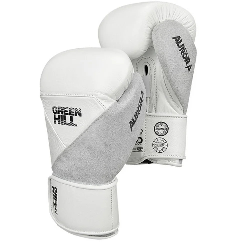 Green Hill Boxing Gloves Aurora - White