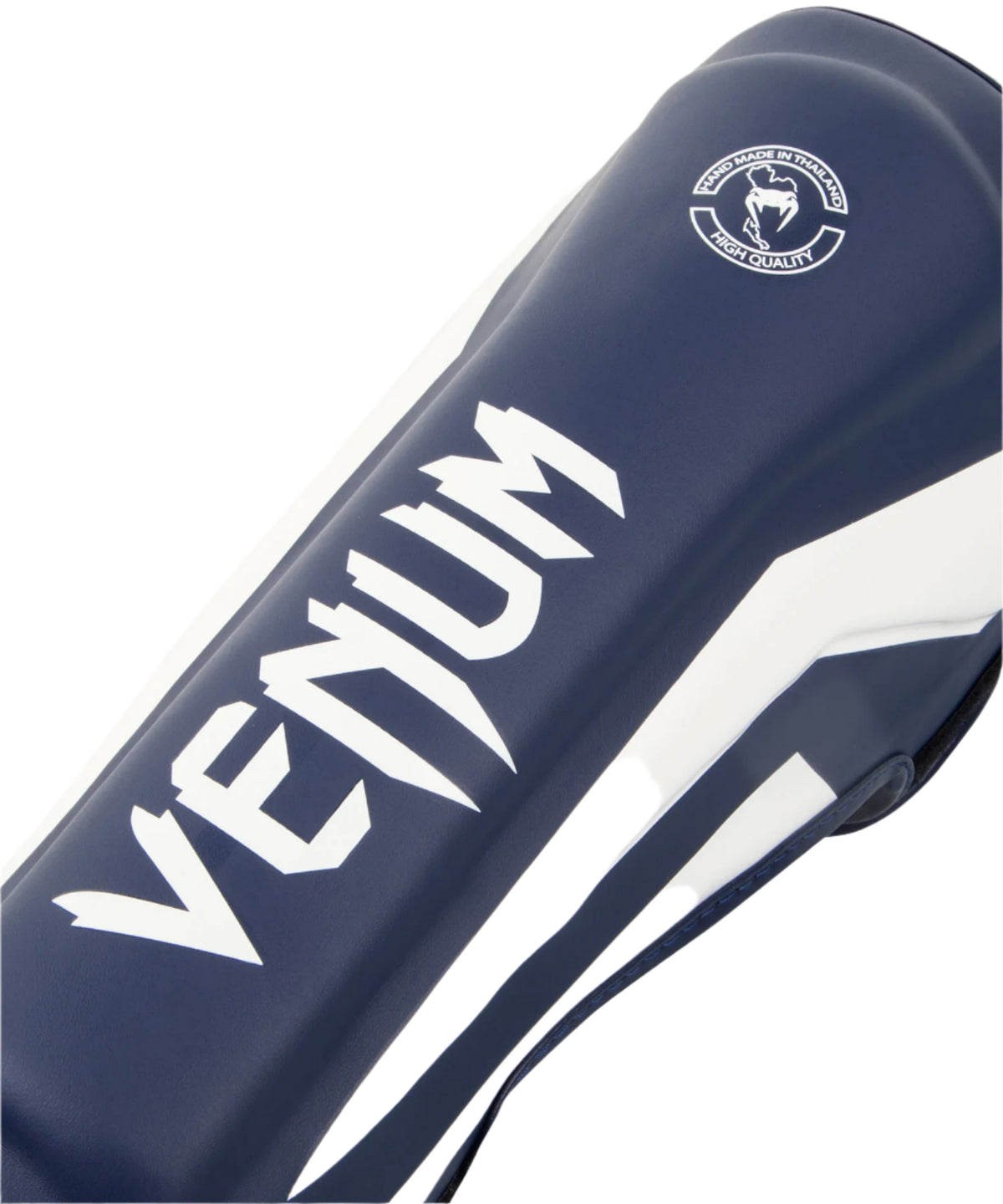Venum Elite Standup Shin Guards - White/Navy Blue
