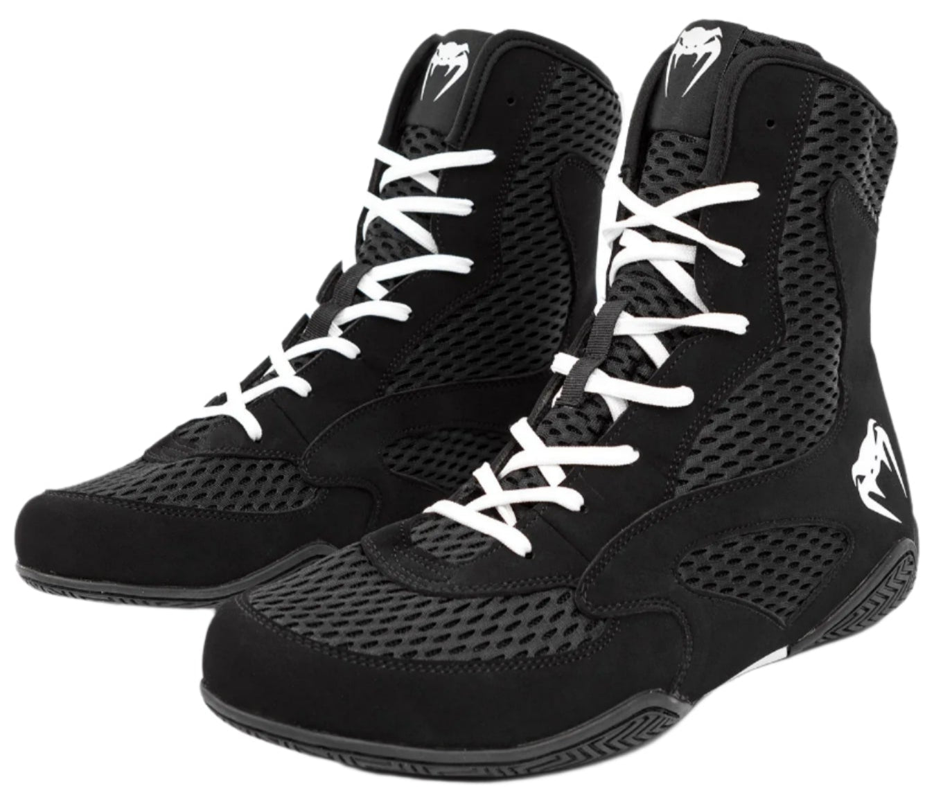Venum Contender Boxing Shoes - Black/White