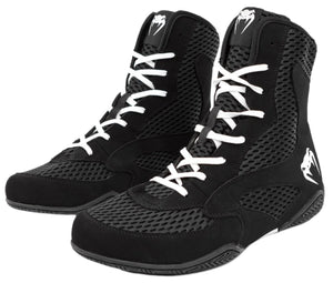 Venum Contender Boxing Shoes - Black/White