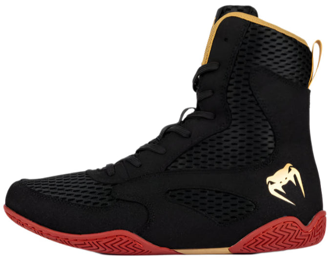 Venum Contender Boxing Shoes - Black/Gold/Red