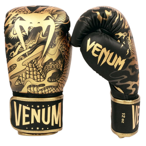 Venum Dragon'S Flight Boxing Gloves - Black/Bronze