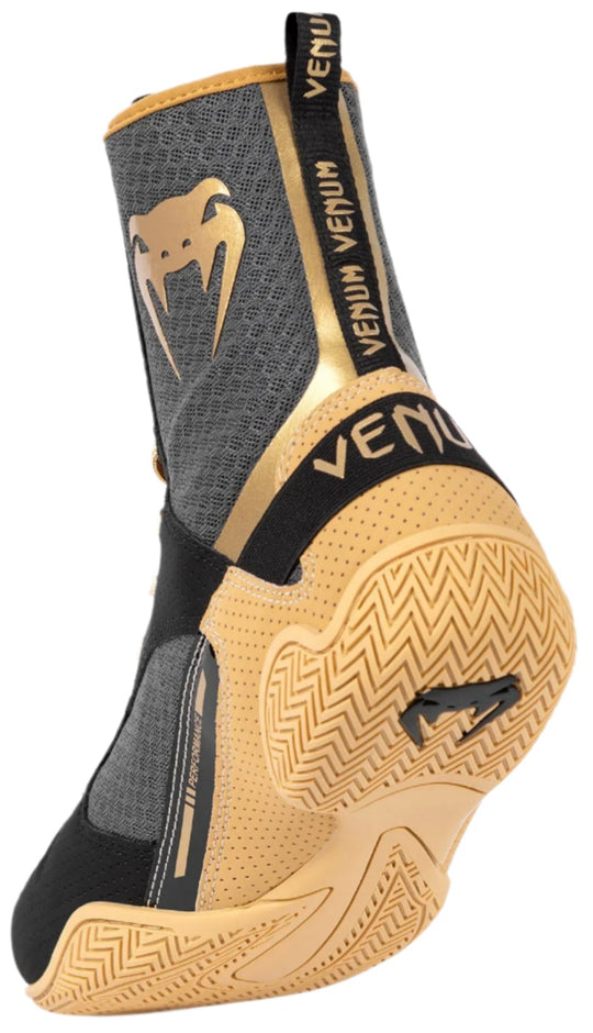 Venum Elite Boxing Shoes - Black/Beige