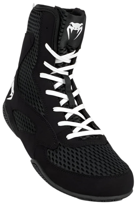 Venum Contender Boxing Shoes - Black/White