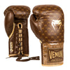 Venum Coco Monogram Pro Lace Up Boxing Gloves - Grizzly Brown