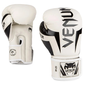 Venum Elite Boxing Gloves - White/Black