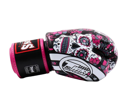 Twins Special Skull Boxing Gloves - Pink
