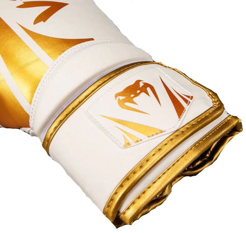 Venum Challenger 2.5 Boxing Gloves – White/Gold