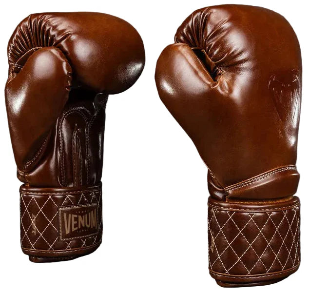 Venum Impact Classic Boxing Gloves - Shiny Havana
