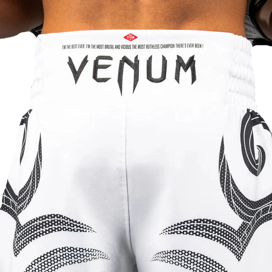 Venum x Mike Tyson Tiger Boxing Shorts - Optical White/Deep Black