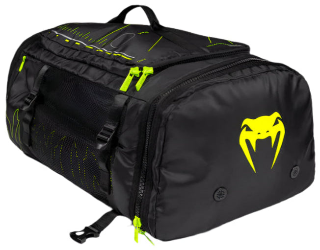 Venum Training Camp 4.0 Sports Bag - Black/Neon Green