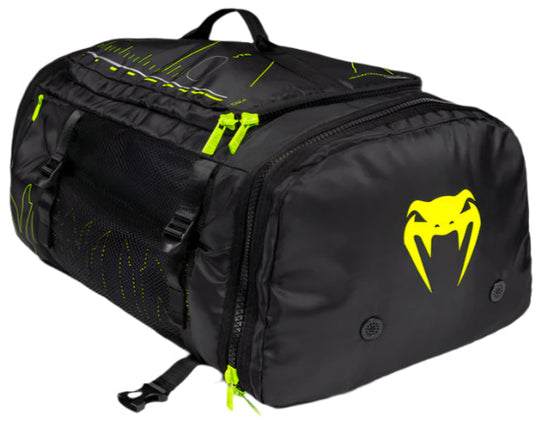 Venum Training Camp 4.0 Sports Bag - Black/Neon Green
