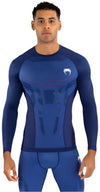 Venum Technical 3.0 Long Sleeve Rashguard - Night Blue