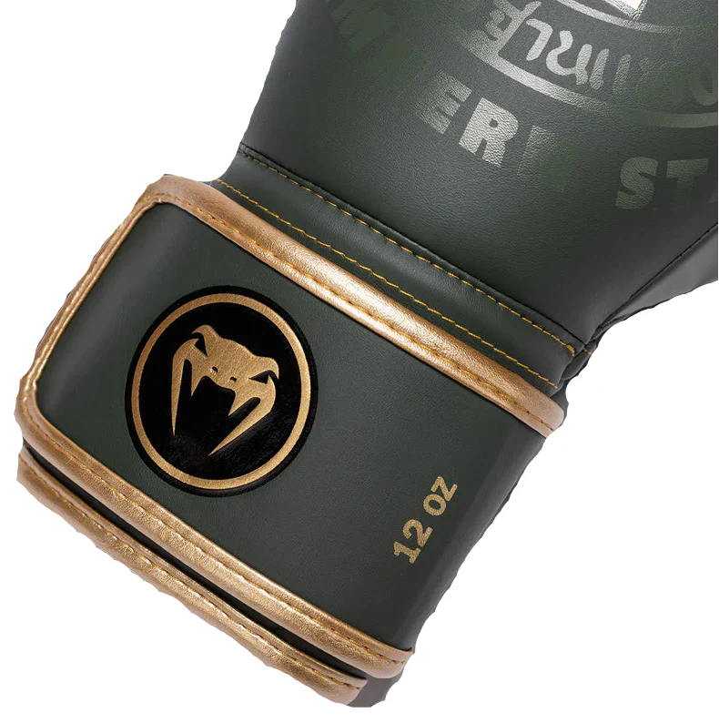 Venum X Rajadamnern Boxing Gloves - Military Green