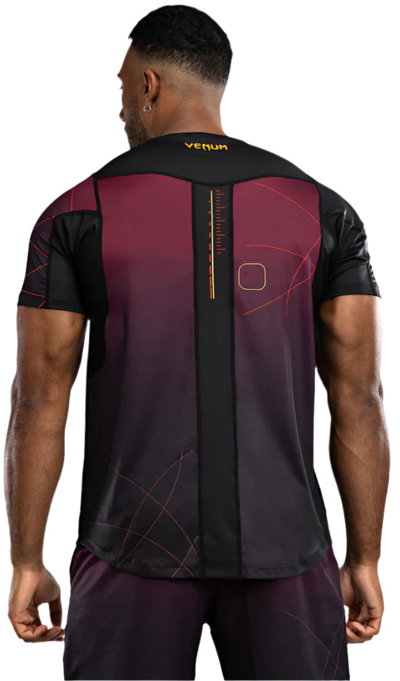 Venum Tactical XT Dry Tech T-Shirt - Black/Burgundy/Gold
