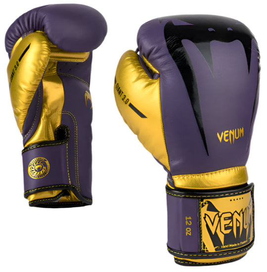 Venum Giant 3.0 Boxing Gloves - Special Edition - Dark Purple/Gold