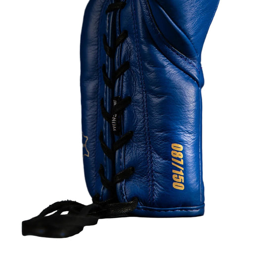 Venum X Chimaev Wild Borz Giant 2.0 Khamzat Pro Boxing Gloves - Blue/Gold