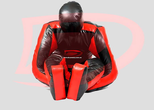 DAAN MAA Premium Vinyl Spidy BJJ Grappling Dummy - Red
