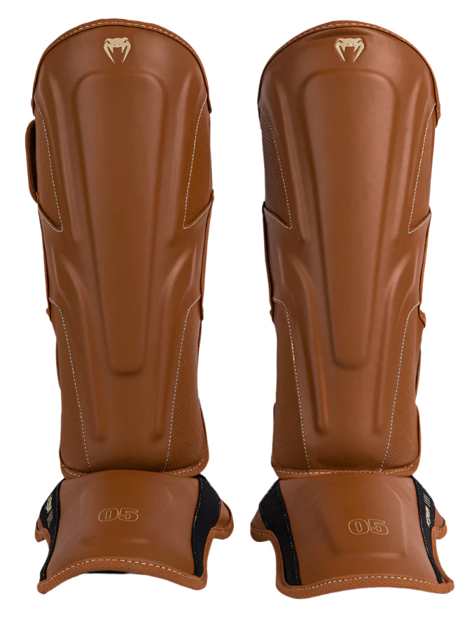 Venum Impact Evo Shin Guards - Havana