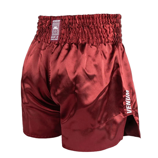 Venum Classic Evo Muay Thai Shorts - Burgundy