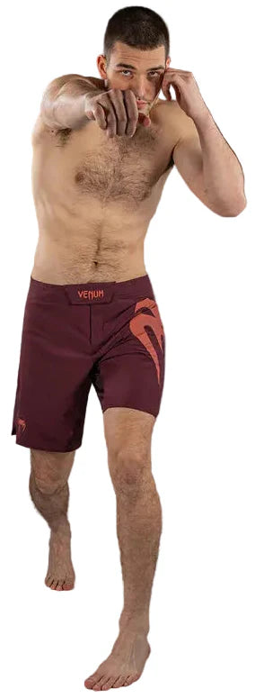 Venum Light 5.0 Fightshorts - Dark Brown/Terracota