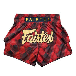 Fairtex Stealth Red Muay Thai Shorts