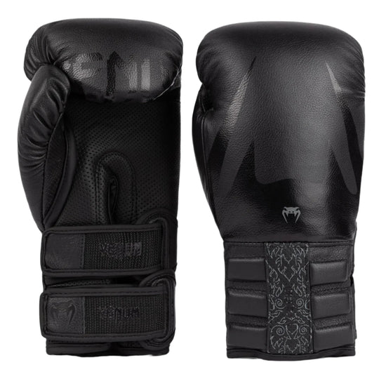 Venum Reverso Boxing Gloves - Black/Black