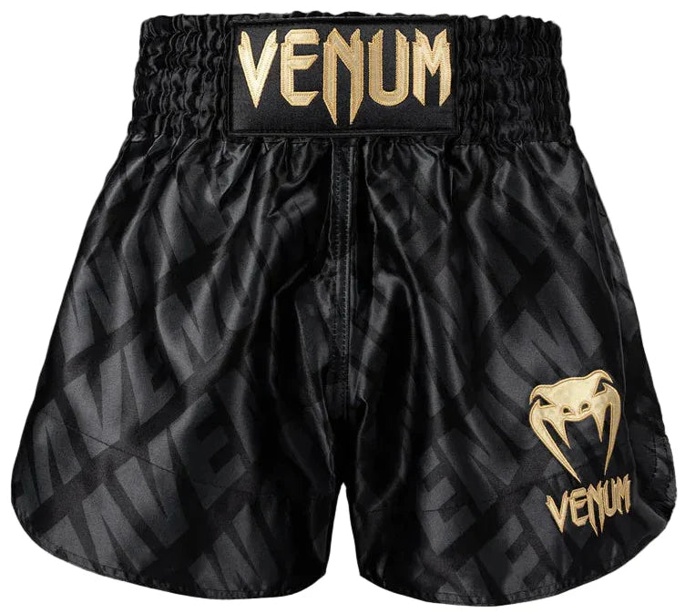 Venum x Contender XT Muay Thai Shorts – Black/Gold