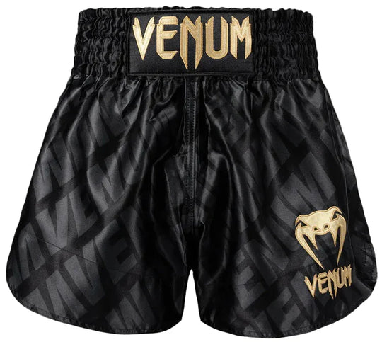 Venum x Contender XT Muay Thai Shorts – Black/Gold