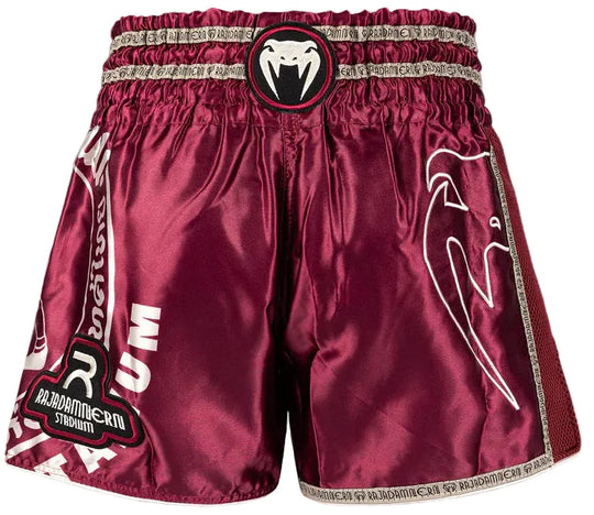 Venum x Rajadamnern Muay Thai Shorts - Burgundy