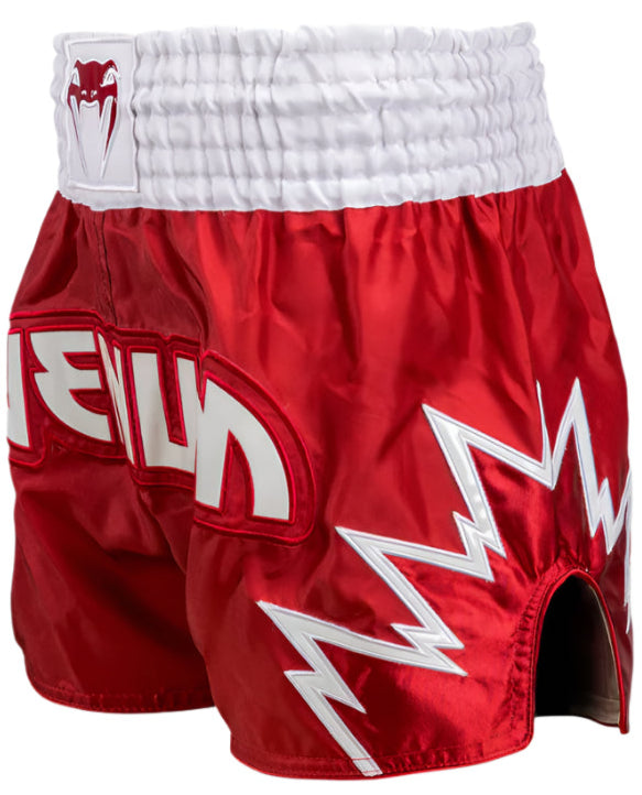 Venum Inferno Muay Thai Shorts - Red/White