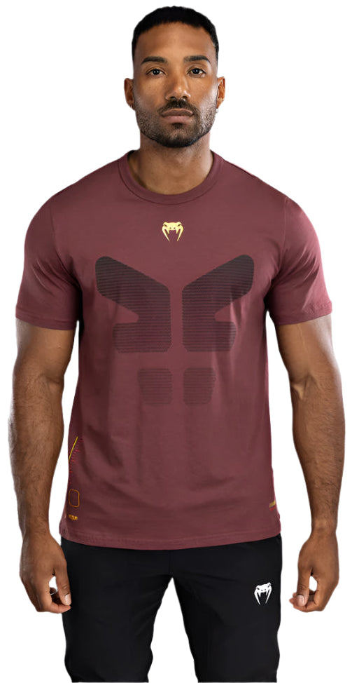 Venum Tactical XT T-Shirt - Black/Burgundy/Gold