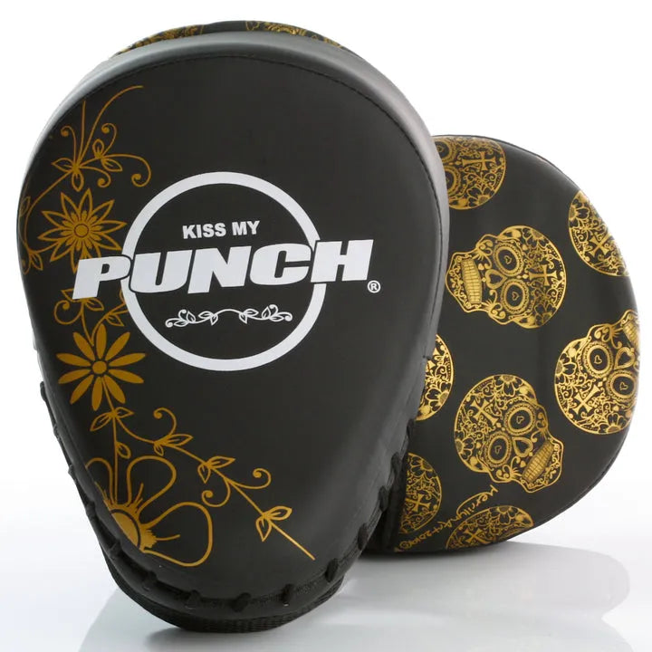 Punch Focus Pads - Urban™ - Gold Skull Art - Black