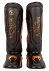 Venum Elite Evo Shinguards - Black/Bronze