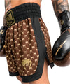 Venum Monogram Boxing Short - Black/Brown