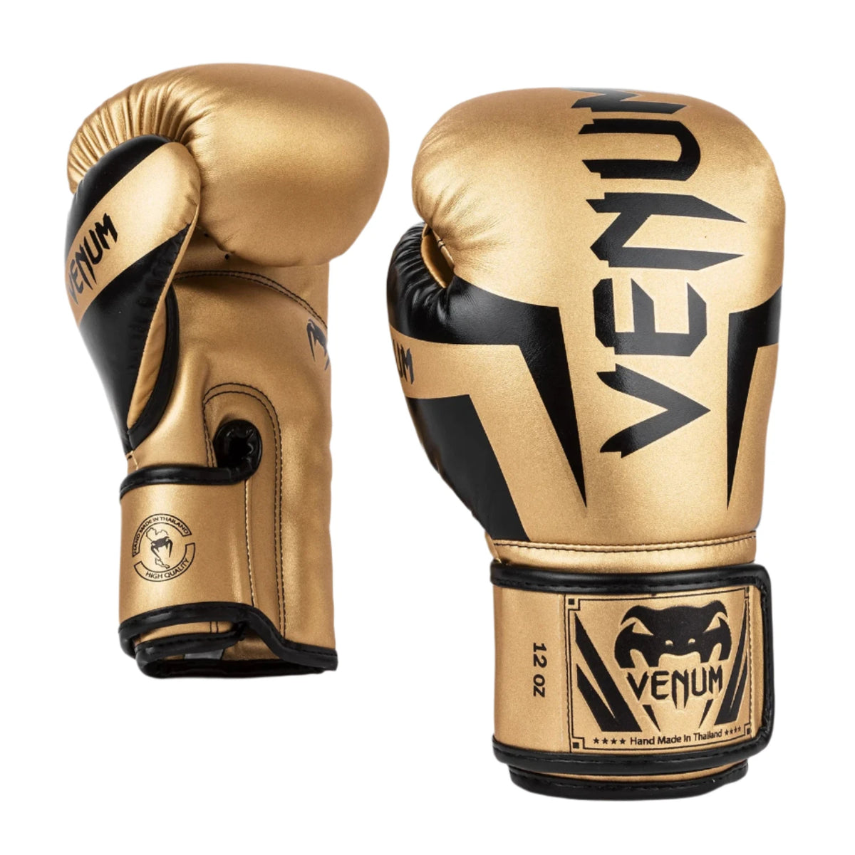 Venum Elite Boxing Gloves - Gold/Black