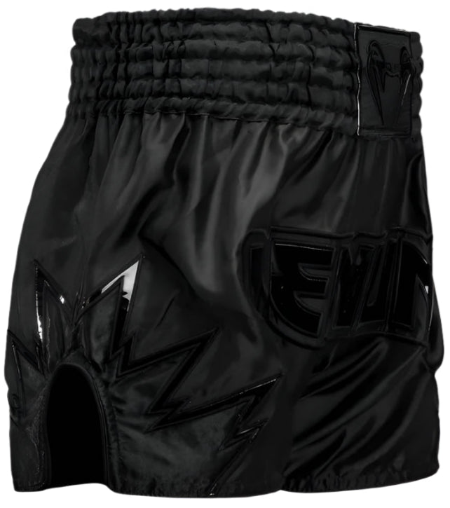 Venum Inferno Muay Thai Shorts - Black/Black