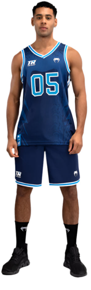 Venum X Top Rank Original Men's Basketball Shorts - Navy Blue