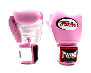 Twins BGVL3 Special Boxing Gloves - White/ Pink