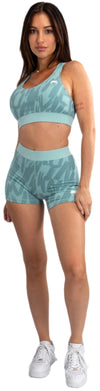 Venum Graffiti Women’s Compression Shorts - Aqua