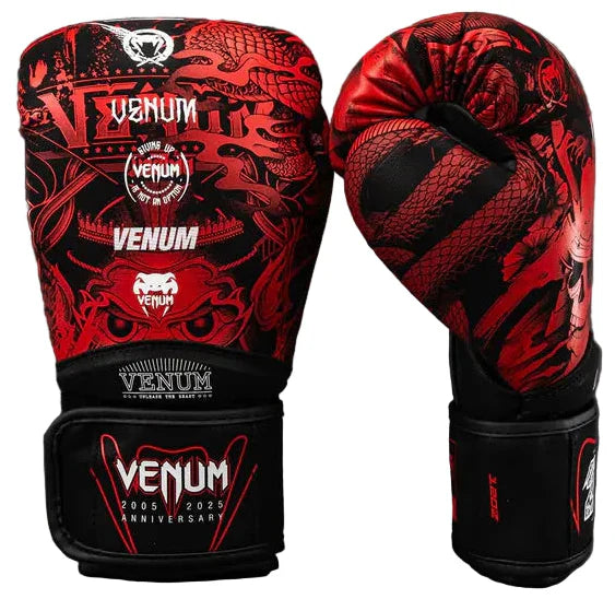 Venum 20th Anniversary Boxing Gloves - Black/Red