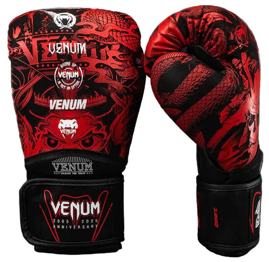 Venum 20th Anniversary Boxing Gloves - Black/Red
