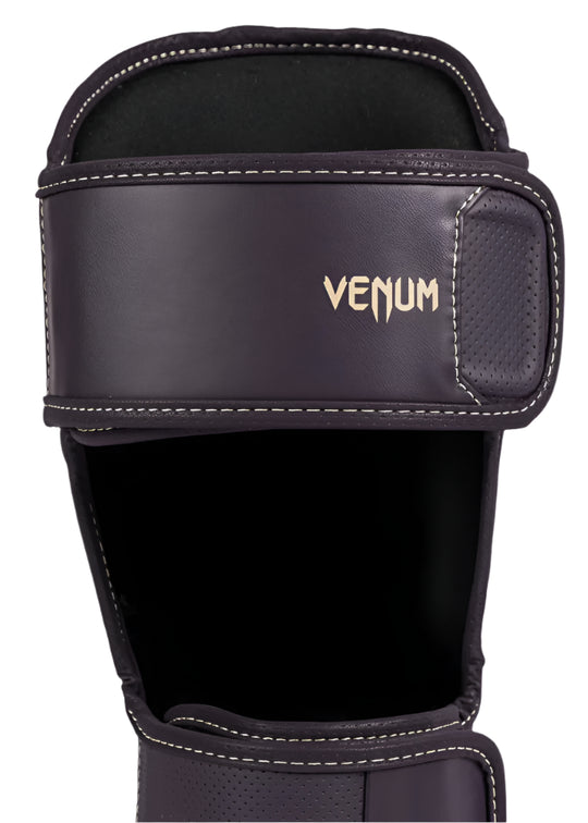 Venum Impact Evo Shin Guards - Deep Purple