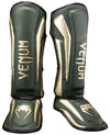 Venum Elite Shin Guards - Khaki