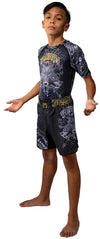 Venum Wolf Atak Kids Fightshorts - Black/Grey