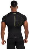 Venum Training Camp 4.0 Short Sleeve Rashguard - Black/Neon Green