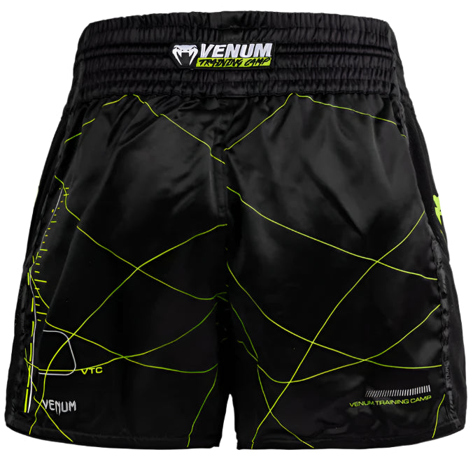 Venum Training Camp 4.0 Muay Thai Short - Black/Neon Green