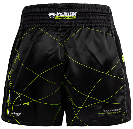 Venum Training Camp 4.0 Muay Thai Short - Black/Neon Green