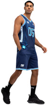 Venum X Top Rank Original Men's Basketball Shorts - Navy Blue